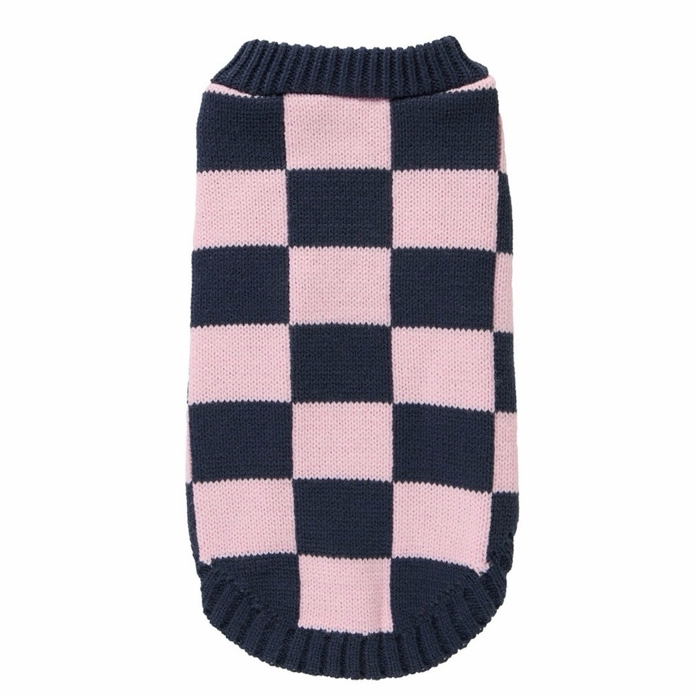Top Paw Pink and Black Dog Sweater